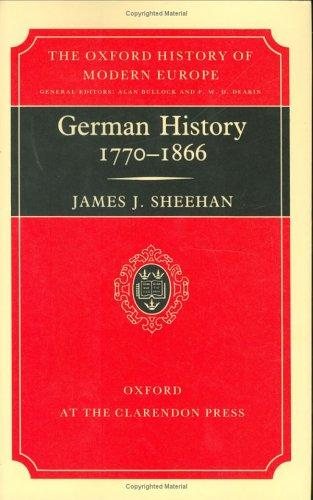 Couverture : German history, 1770-1866
