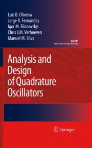 Couverture : Analysis and design of quadrature oscillators