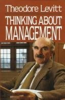 Couverture : Thinking about management