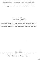 Couverture : Einverständnis, Verfremdung und Produktivität