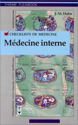 Couverture : Checkilst médecine interne
