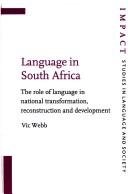 Couverture : Language in South Africa