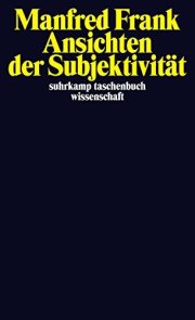 Couverture : Ansichten der Subjektivität