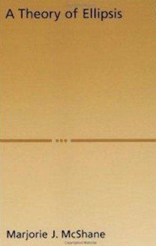 Couverture : A theory of ellipsis
