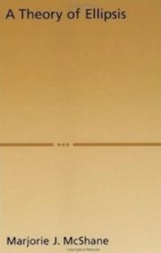 Couverture : A theory of ellipsis