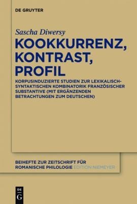 Couverture : Kookkurrenz, Kontrast, Profil