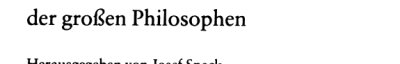 Couverture : Grundprobleme der grossen Philosophen