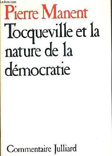 Couverture : Tocqueville et la nature de la démocratie