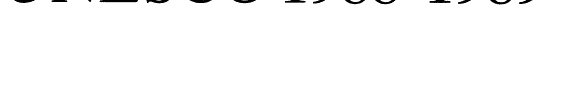 Couverture : Rapport du Directeur général sur l'activité de l'Organisation en 1988-1989
