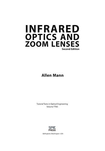 Couverture : Infrared optics and zoom lenses