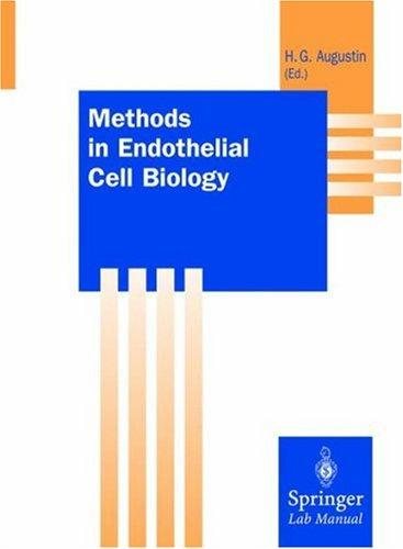 Couverture : Methods in endothelial cell biology