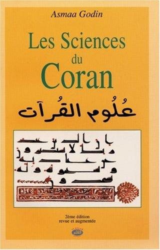 Couverture : Les Sciences du Coran