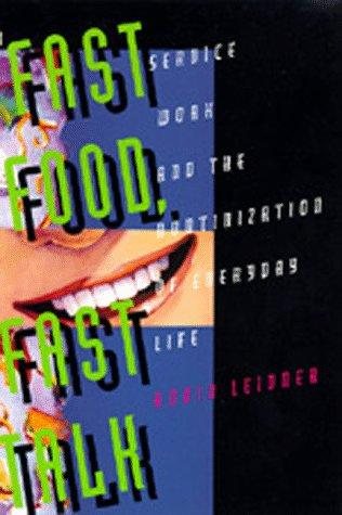 Couverture : Fast food, fast talk