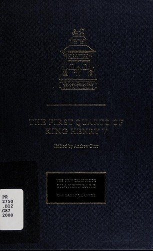 Couverture : The first quarto of King Henry V