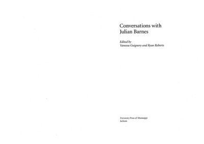 Couverture : Conversations with Julian Barnes