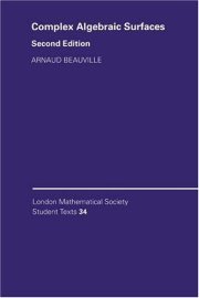 Couverture : Complex algebraic surfaces