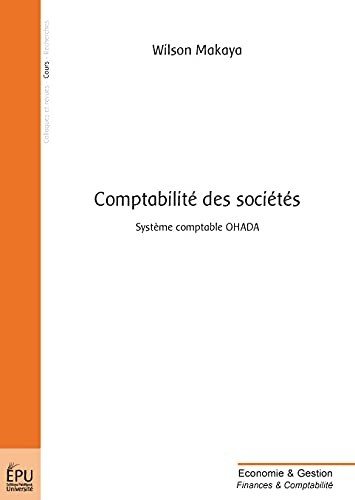 Couverture : Comptabilité des sociétés