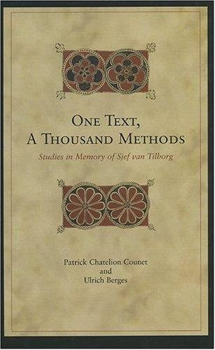 Couverture : One text, a thousand methods