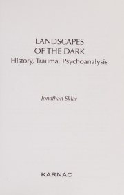 Couverture : Landscapes of the Dark