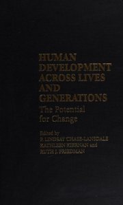 Couverture : Human development across lives and generations