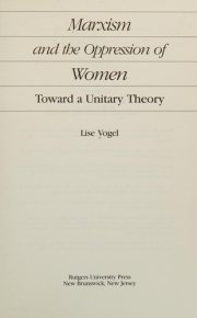 Couverture : Marxism and the oppression of women