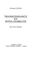 Couverture : Transcendance et intélligibilité