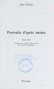 Couverture : Portraits d'après nature