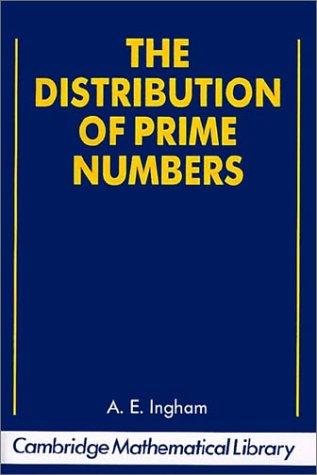 Couverture : The distribution of prime numbers