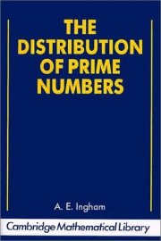 Couverture : The distribution of prime numbers