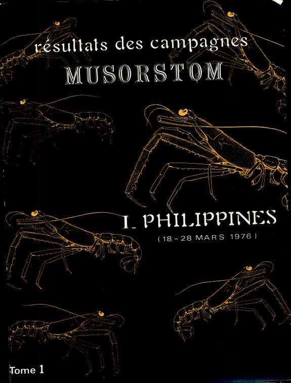 Couverture : Résultats des campagnes MUSORSTOM I