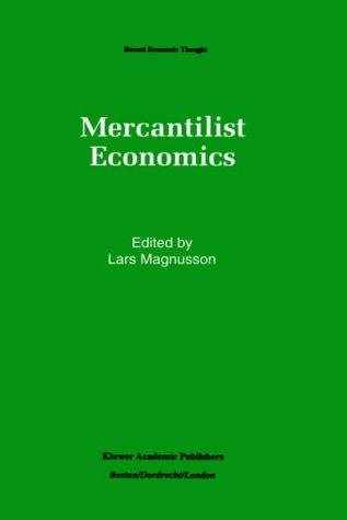 Couverture : Mercantilist economics