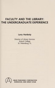 Couverture : Faculty and the library