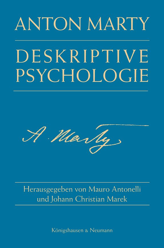 Couverture : Deskriptive Psychologie