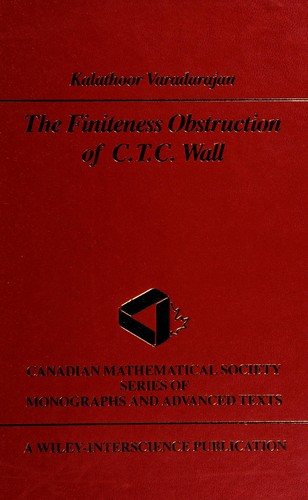 Couverture : The finiteness obstruction of C.T.C. Wall