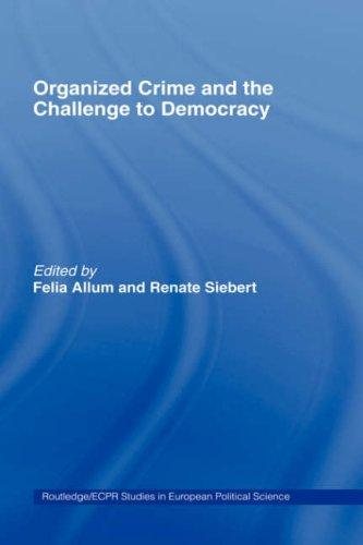Couverture : Organized crime and the challenge to democracy