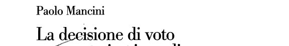 Couverture : La decisione di voto tra comunicazione di massa e influenza personale