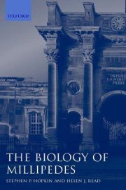 Couverture : The biology of millipedes