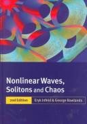 Couverture : Nonlinear waves, solitons, and chaos