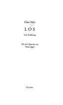 Couverture : Los: eine Erz ahlung