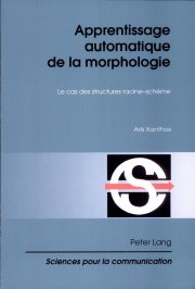 Couverture : Apprentissage automatique de la morphologie