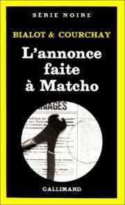 Couverture : L'Annonce faite à Matcho