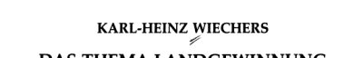 Couverture : Das Thema Landgewinnung in Goethes Faust