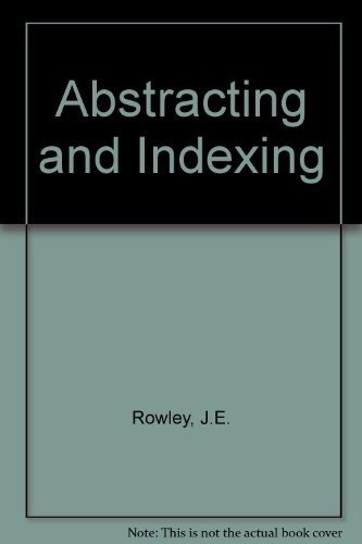Couverture : Abstracting and indexing