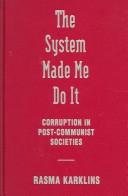 Couverture : The System Made Me Do It