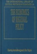 Couverture : The Economics of Regional Policy (International Library of Critical Writings in Economics)