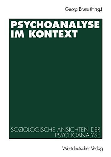 Couverture : Psychoanalyse im Kontext
