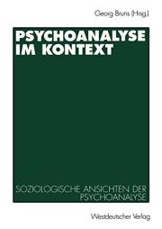 Couverture : Psychoanalyse im Kontext
