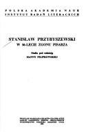 Couverture : Stanisław Przybyszewski