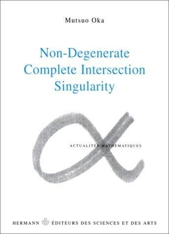 Couverture : Non-degenerate complete intersection singularity (en anglais). Troisième cycle et recherche