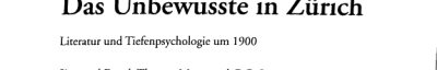 Couverture : Das Unbewusste in Zürich